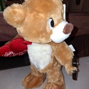 Plush Teddy Bear with Red Heart